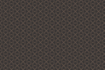 Orange stylish digital geometric background with different shapes.