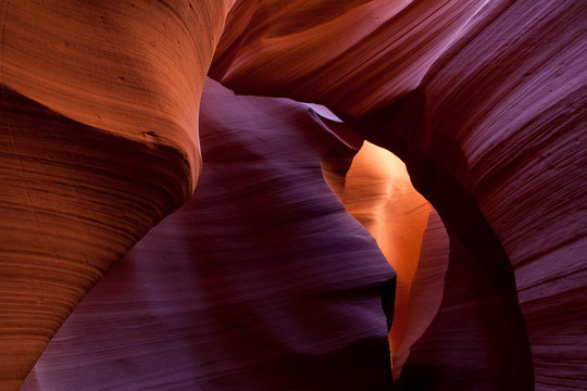 Lower Antelope Canyon Rock Formations, Arizona.