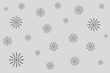 Gray stylish digital geometric background with different shapes.		