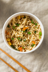 Instant Ramen Noodles in a Cup
