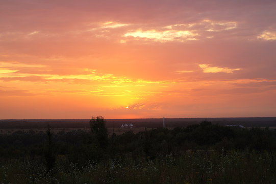 sunset evening sun landscape © Роман Марунчак