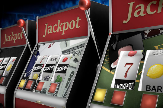 slot machine paying jackpot in online casino