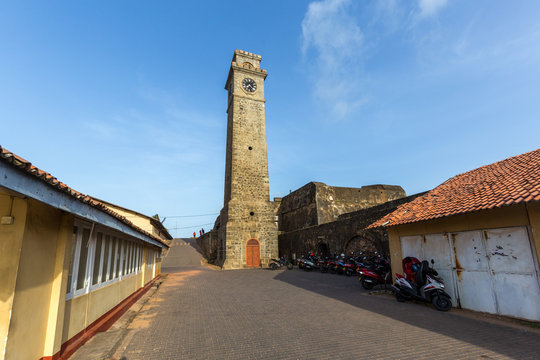 Clock Tower in Galle Fort, Sri Lanka