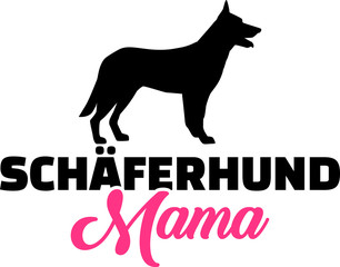 German Shepherd mom german