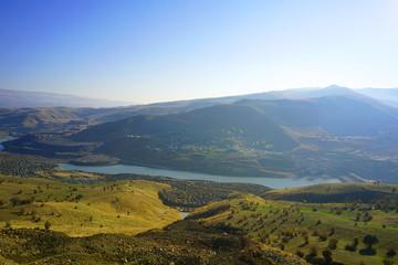 Hamurpet Lake from Varto, Mus, Turkey                             