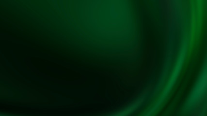 Dark green gradient background, smooth waves, empty background