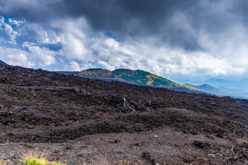 The mount Etna Volcano, Sicily island, Italy