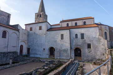 Euphrasian Basilica in Porec, UNESCO world heritage site in Istria, Croazia