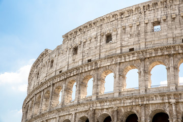Fototapeta premium Outside view of Colosseum in Rome, Italy