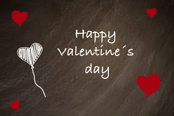 balloons in heart shape form
