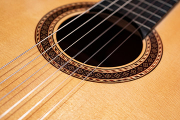 Gitarre , Schallloch