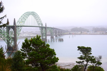Yaquina Bay Bridge - Central Oregon Coast - Newport, Oregon 