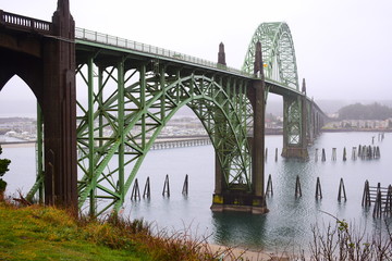 Yaquina Bay Bridge - Central Oregon Coast - Newport, Oregon 