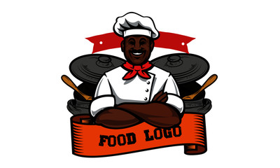 chef logo vintage