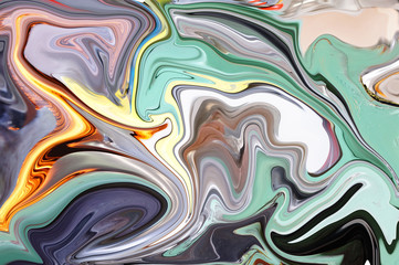 Bright and light colors of watercolors in an abstract version.
