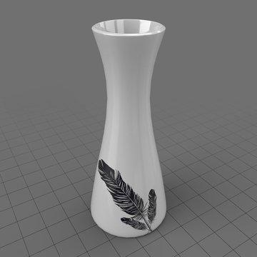 Ceramic flower vase