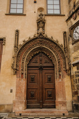 ancient door of a castle