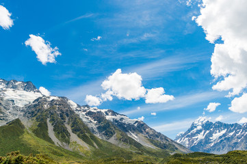 マウントクック国立公園のフッカーバレートラック