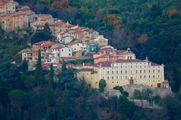 Fototapeta na wymiar Collodi Tuscany, Italy 