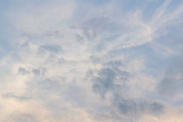 eautiful blue sky and white clouds like painters paintings.