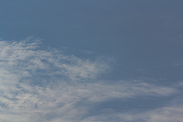 eautiful blue sky and white clouds like painters paintings.
