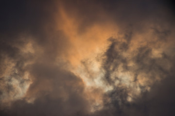 Las nubes del cielo