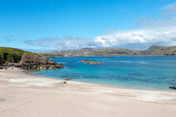 Fototapeta na wymiar beach in scotland