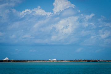 Fototapeta premium Beaches of Brazil - Praia do Francês - Marechal Deodoro, Alagoas state