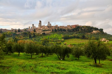 Fototapeta na wymiar San Gimignano Tuscany, Italy 