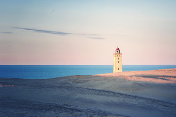 Rubjerg Knude Lighthouse in the evening light