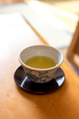 日本茶と和室　和風イメージ
