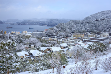 雪の日の長崎