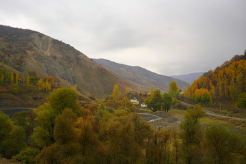 The seasonal  view of Havadorik Valley (derecik), Mus, Turkey