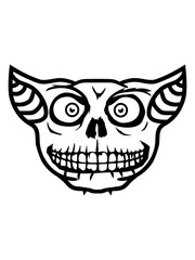 kopf gesicht vampir horror fledermaus flughund comic cartoon lustig süß niedlich fliegen nacht blutsauger halloween gruselig klein clipart