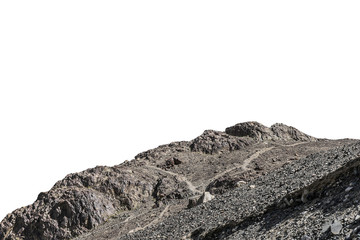 rock isolated on white background