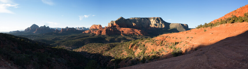 Sunsent Over Sedona from the Saddle on the Hangover Trail