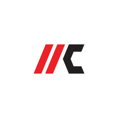 MC logo letter design 