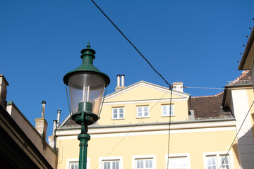 Fototapeta na wymiar The blue sky and light in Vienna,Austria / ウィーン市街