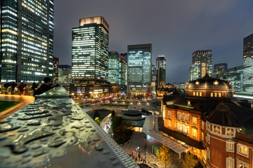 Tokyo station view point from Kitte tower - 241807964