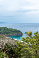 Fototapeta na wymiar Tropical landscape. View from the cliff. Bali island, West of island, Indonesia.