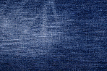 Classic blue denim background.