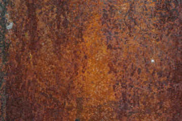 rusty metal texture with orange corrosion