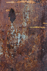rusty metal texture with orange corrosion