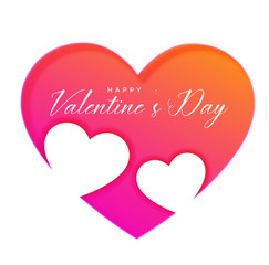 creative valentines day hearts background
