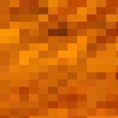 Orange and yellow mosaic tile abstract background