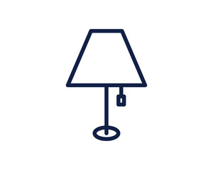 light line icon illustration vector , lamp line icon illustration design