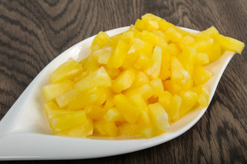 Canned pineapple