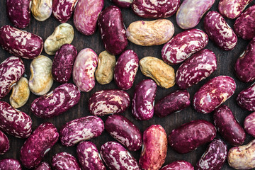 Bright beans texture background