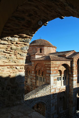 Fototapeta premium The ancient Hosios Loukas monastery in Boeotia, Greece