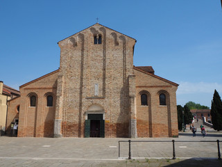 Fototapeta na wymiar Murano, Venezia, Italy. The historical Cathedral